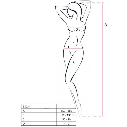 Passion - Netz-Body mit offener Schrittpartie