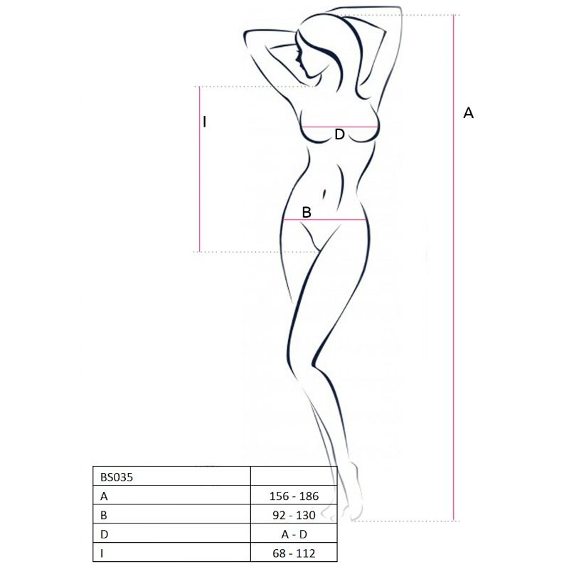 Passion - Netz-Body mit offener Schrittpartie