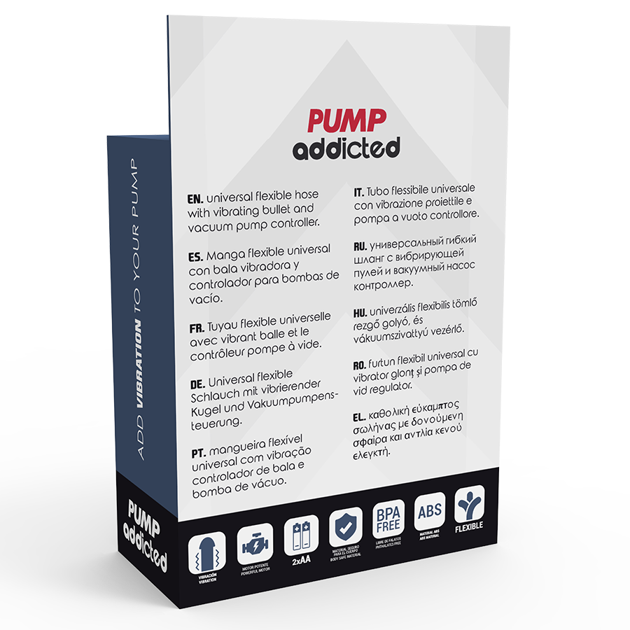 Pump Addicted - Penispumpe mit vibrierendem Bullet