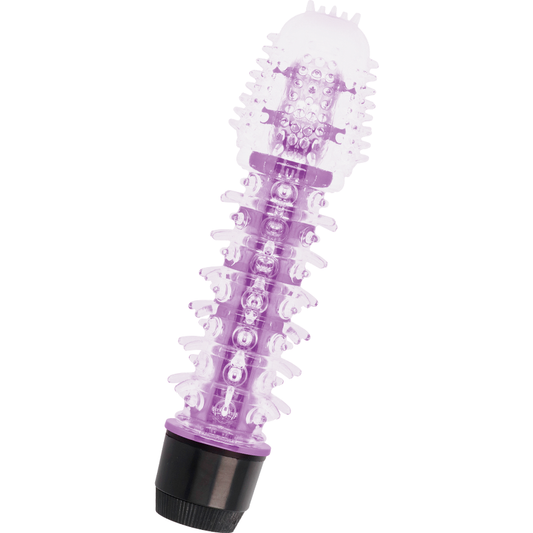 GLOSSY - Jelly Vibrator mit Noppenstruktur