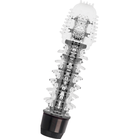 GLOSSY - Jelly Vibrator mit Noppenstruktur