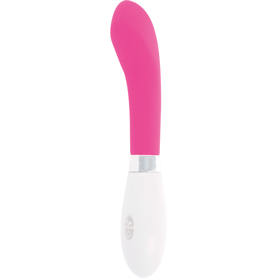 GLOSSY - Silikonvibrator mit geschwungener Form