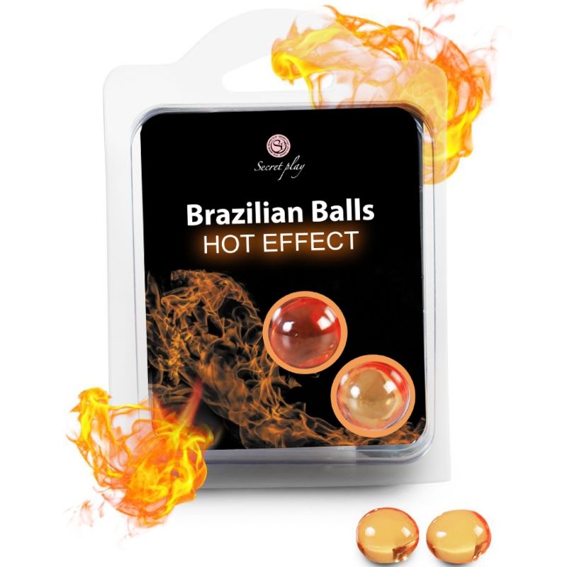 Secretplay - 2 Brasilianische Kugeln mit wärmendem Effekten