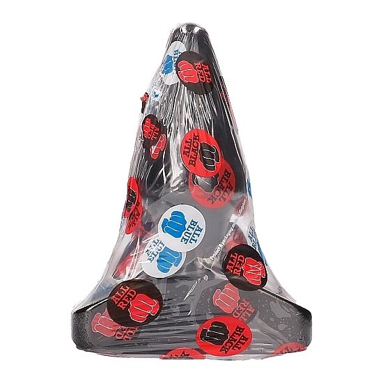 All Black - Kegelförmiger Buttplug für komfortables Einführen