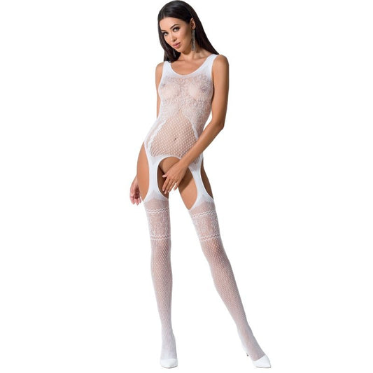Passion - Netz-Body mit Spitze und transparenter Optik