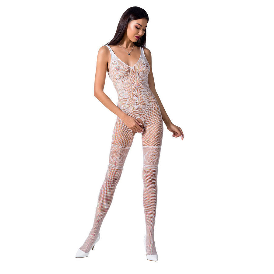 Passion - Netz-Body mit Spitze und transparenter Optik