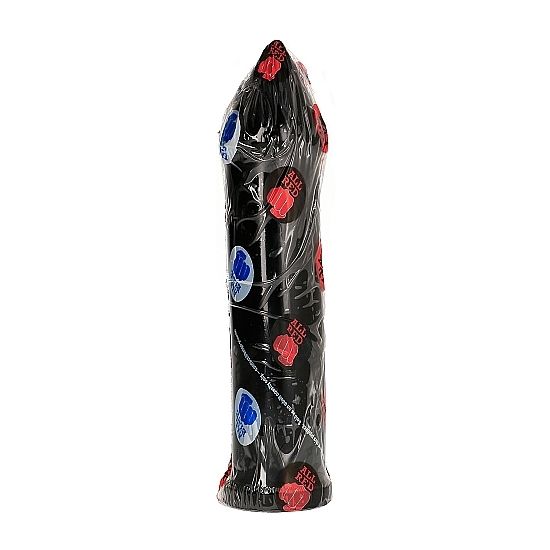 All Black - Langer Dildo mit schmaler Spitze für Stimulation