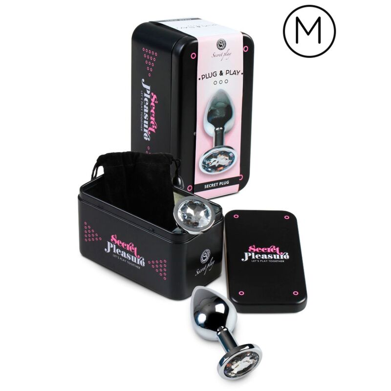 Secretplay - Analplug Aus Transparentem Aluminium,