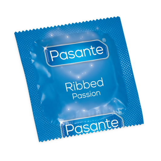 Pasante - Ribbed Passion - Kondome mit Noppen