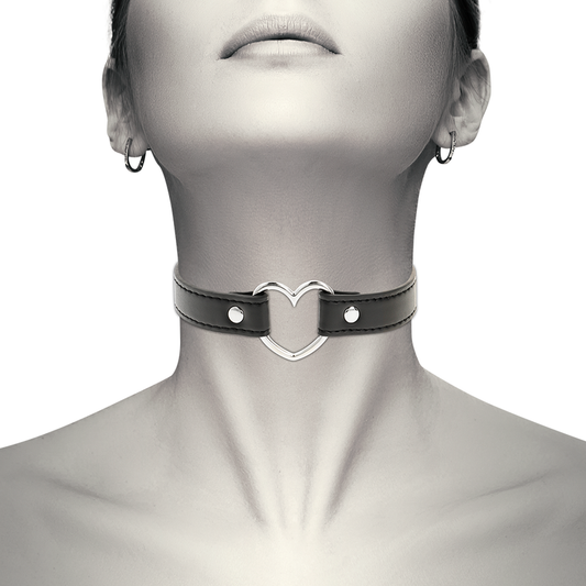 Coquette - Fetischhalsband - Veganes Leder Accessoire