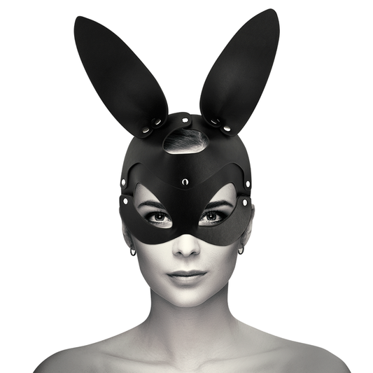 Coquette - Vegane Ledermaske mit Hasenohren