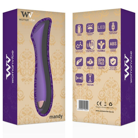 Womanvibe - Mandy K. - Aufladbarer Vibrator aus Silikon