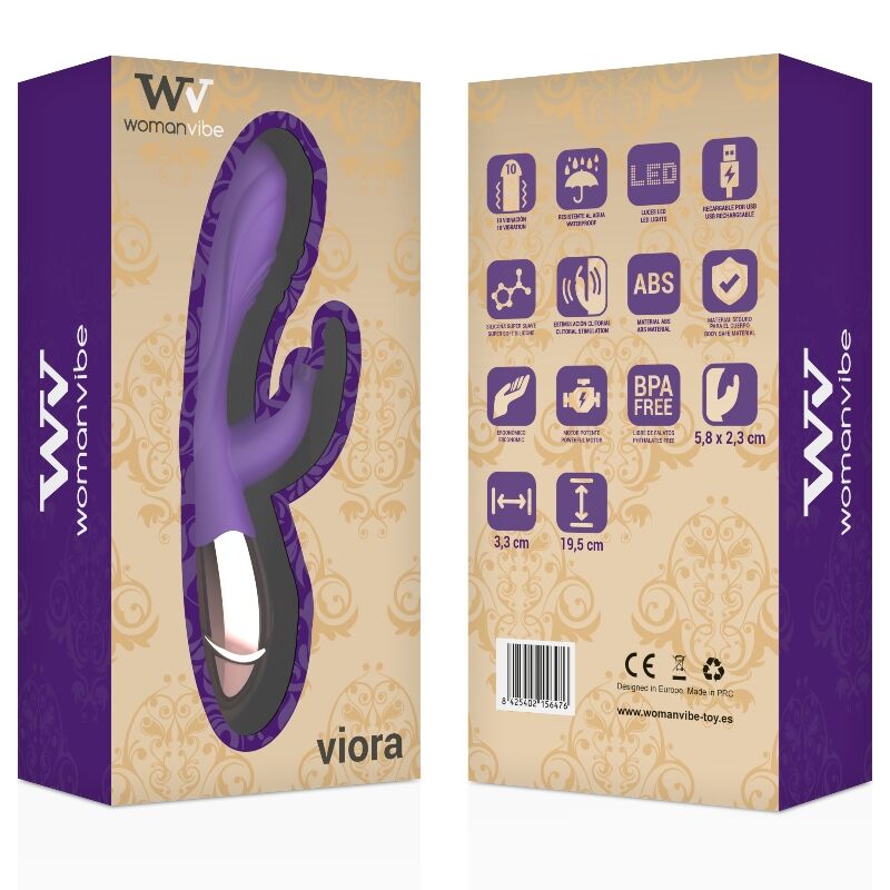 Womanvibe - Womanvibe - Viora Silicone Rechargeable Vibrator