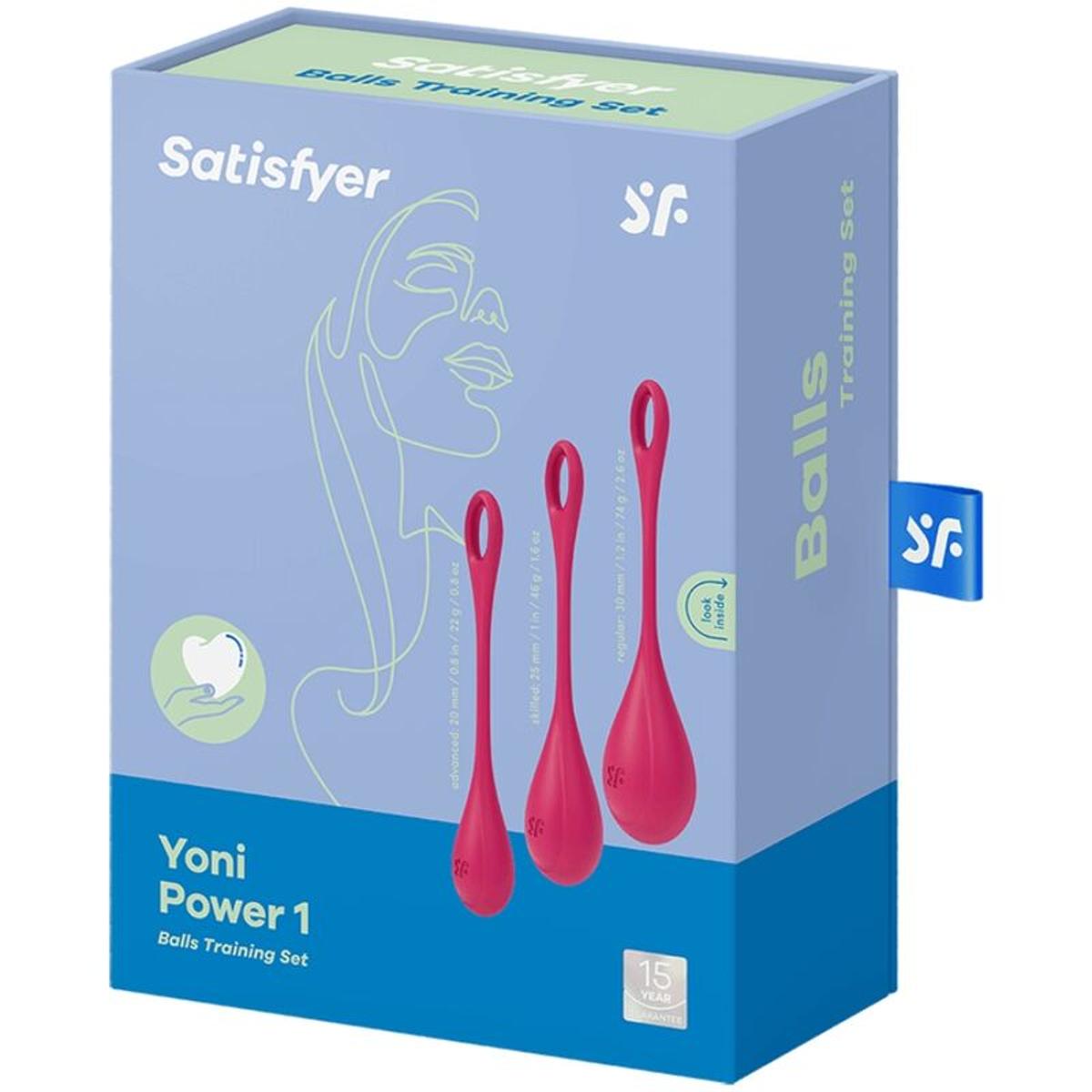 Liebeskugel-Set "Satisfyer: Yoni Power 1", 3-teilig - OH MY! FANTASY