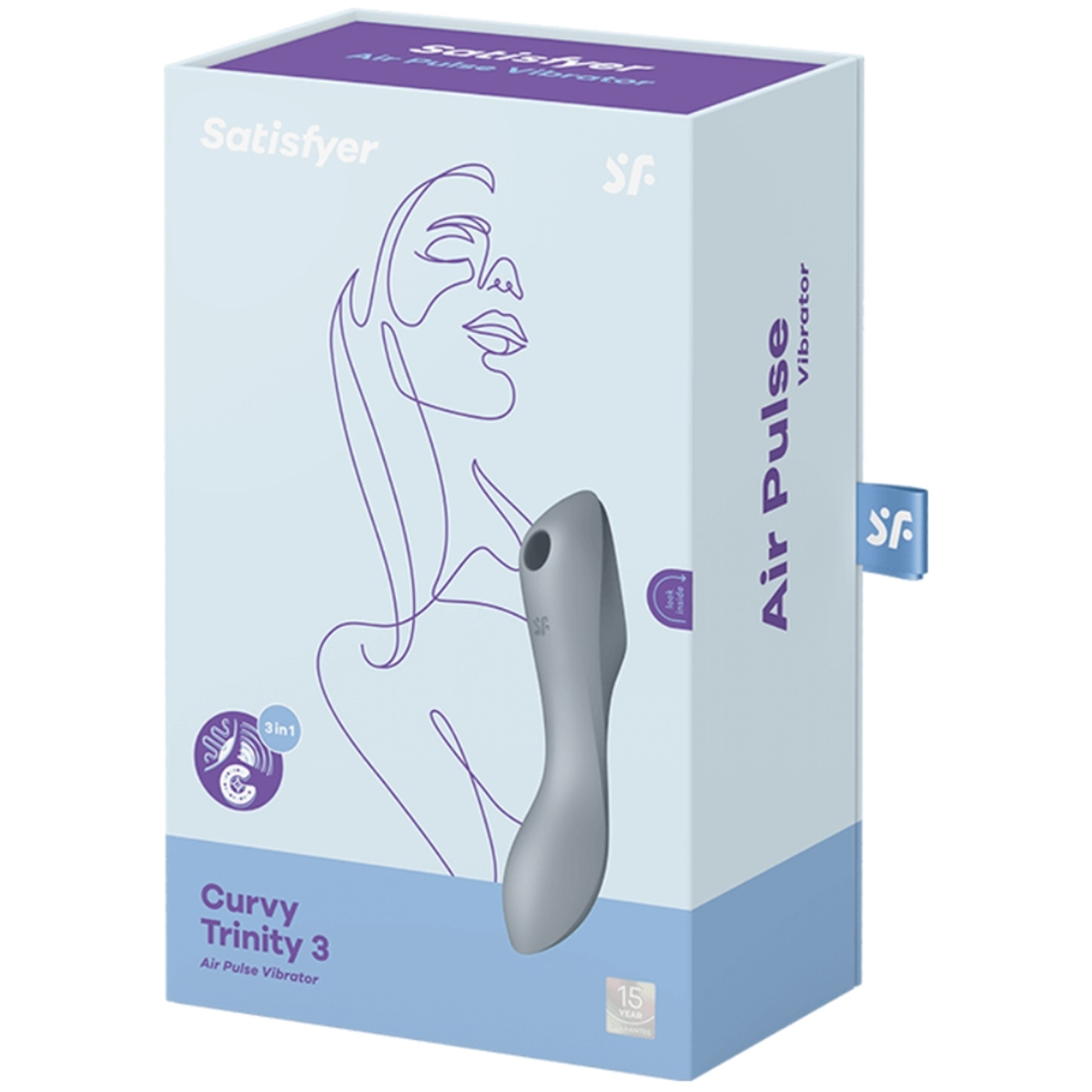 Druckwellenvibrator "Satisfyer: Curvy Trinity 3" - OH MY! FANTASY