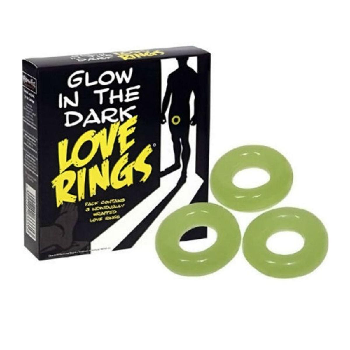 Penisringe „Glow in the Dark“, 3-er Set - OH MY! FANTASY