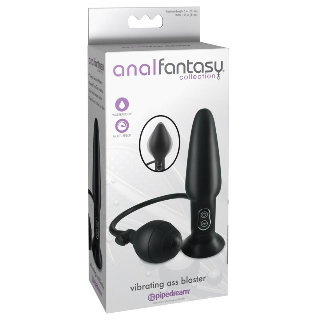 Aufblasbarer Analplug mit Vibration - OH MY! FANTASY