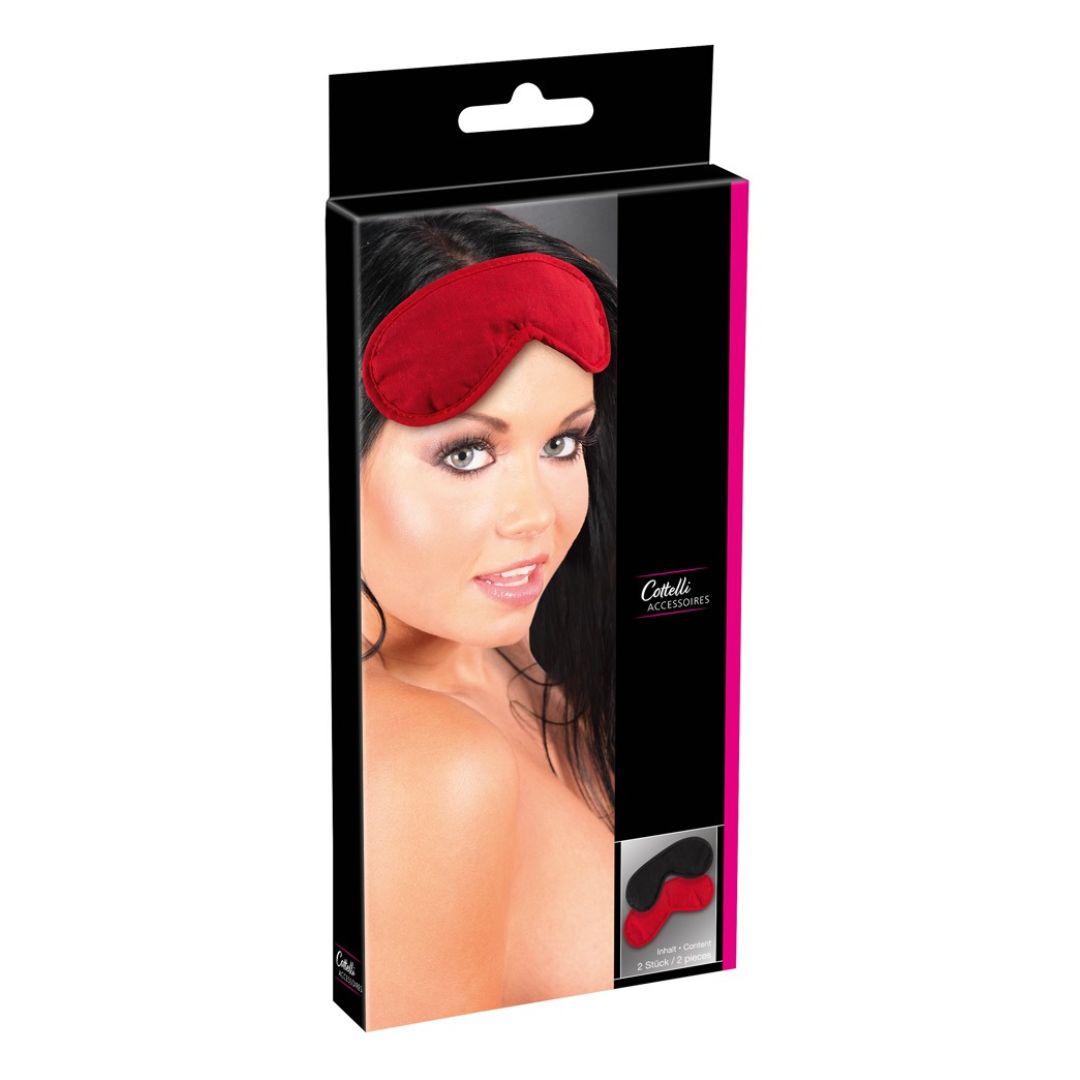 Augenmasken-Set in Rot und Schwarz - OH MY! FANTASY