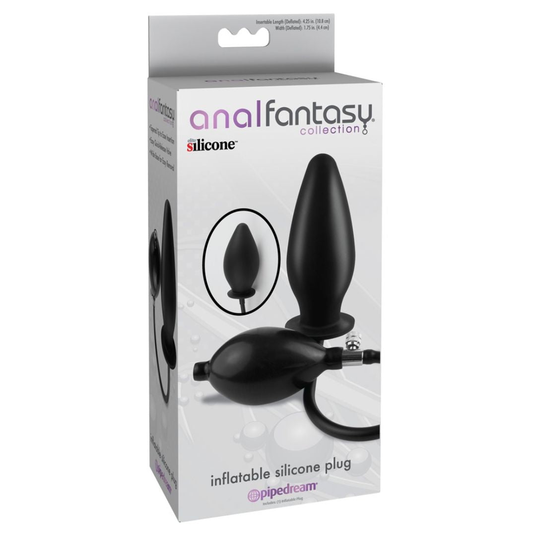 Aufblasbarer Analplug mit Pumpball und Ablassventil - OH MY! FANTASY