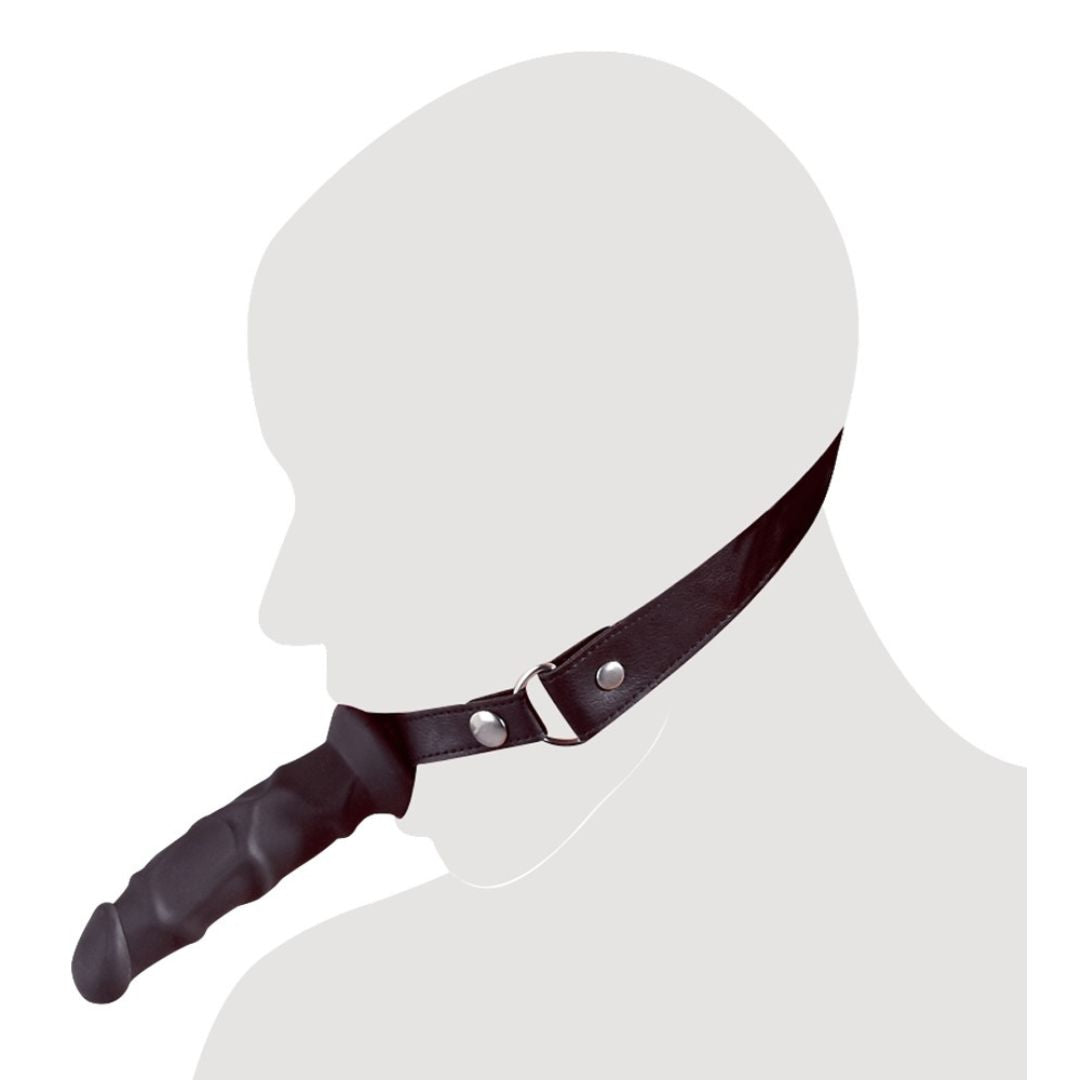 Mundknebel mit Dildo aus Silikon - OH MY! FANTASY