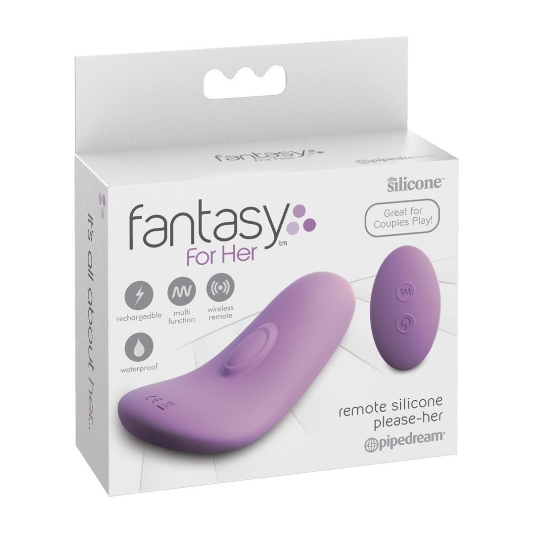 Auflegevibrator „remote silicone please-her“ - OH MY! FANTASY