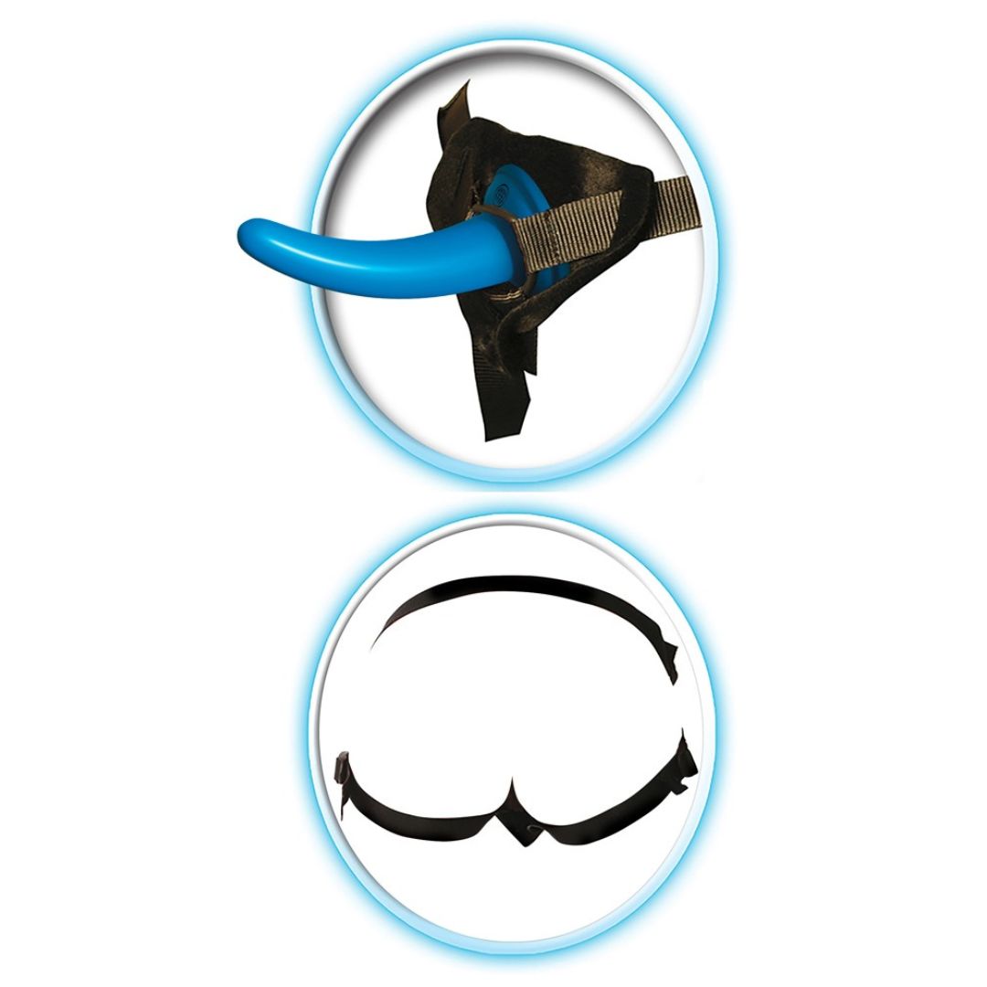 Strap-On Set mit schmalem Dildo für Pegging Einsteiger - OH MY! FANTASY