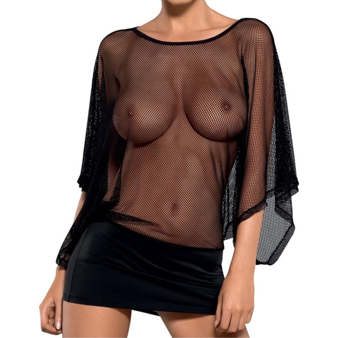 Minikleid mit transparentem Oberteil plus String - OH MY! FANTASY