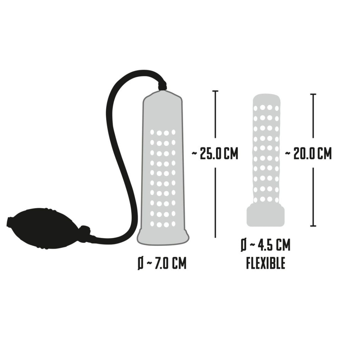 Penispumpe mit Noppenstruktur - OH MY! FANTASY
