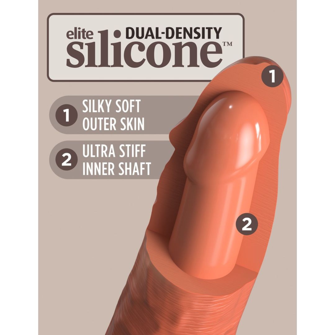 Naturdildo "6“ Dual Density Silicone Cock" - OH MY! FANTASY