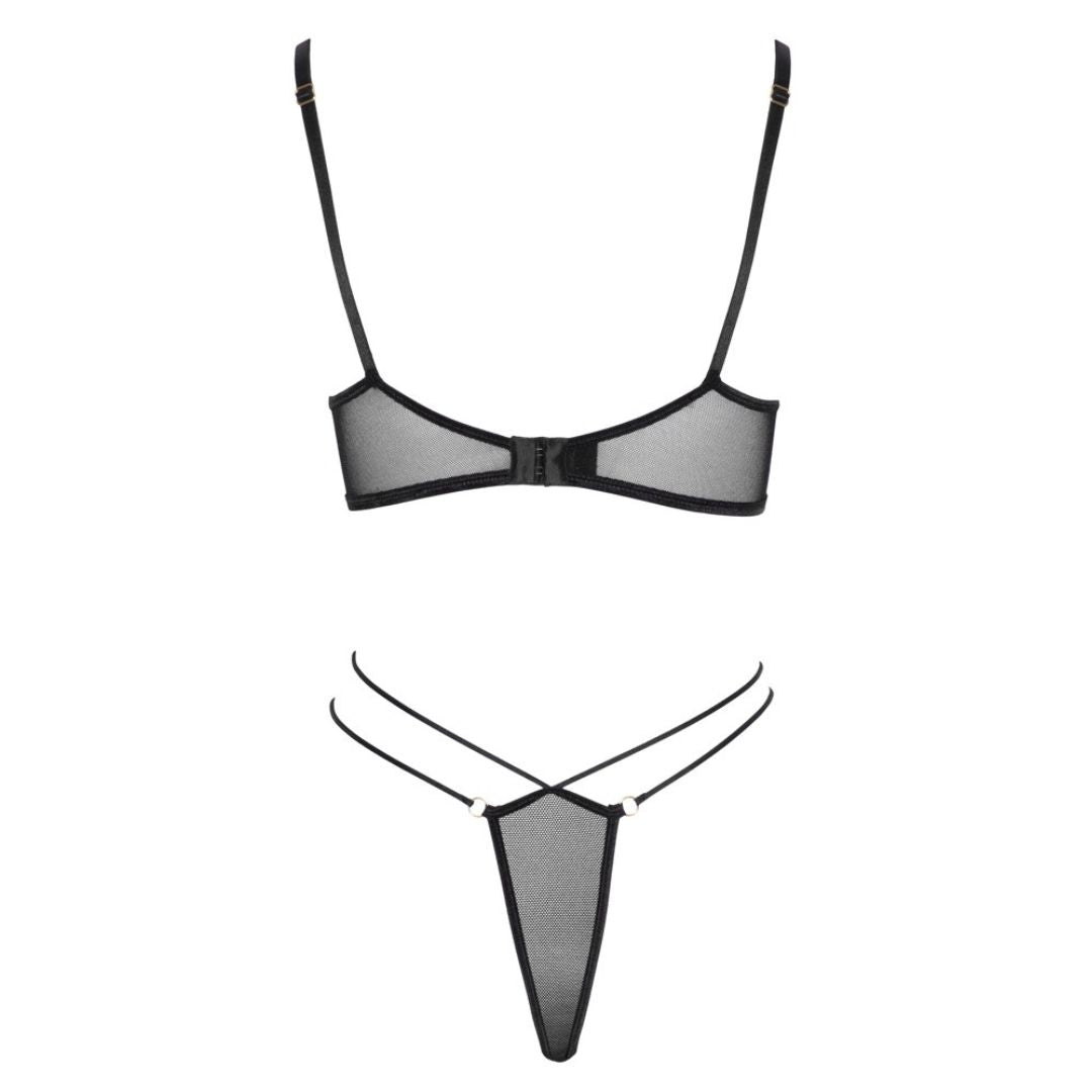 BH plus Rio-String mit edlen Stickerei-Applikationen - OH MY! FANTASY