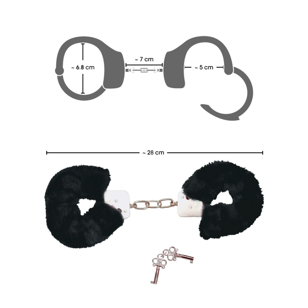 Handschellen mit Plüsch - OH MY! FANTASY