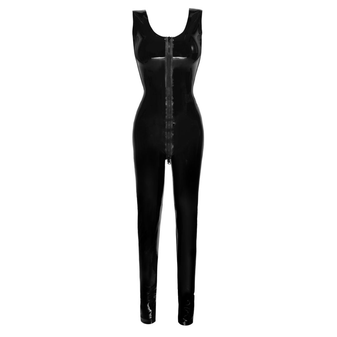 Catsuit ouvert aus Naturlatex mit 3-Wege-Zipper - OH MY! FANTASY