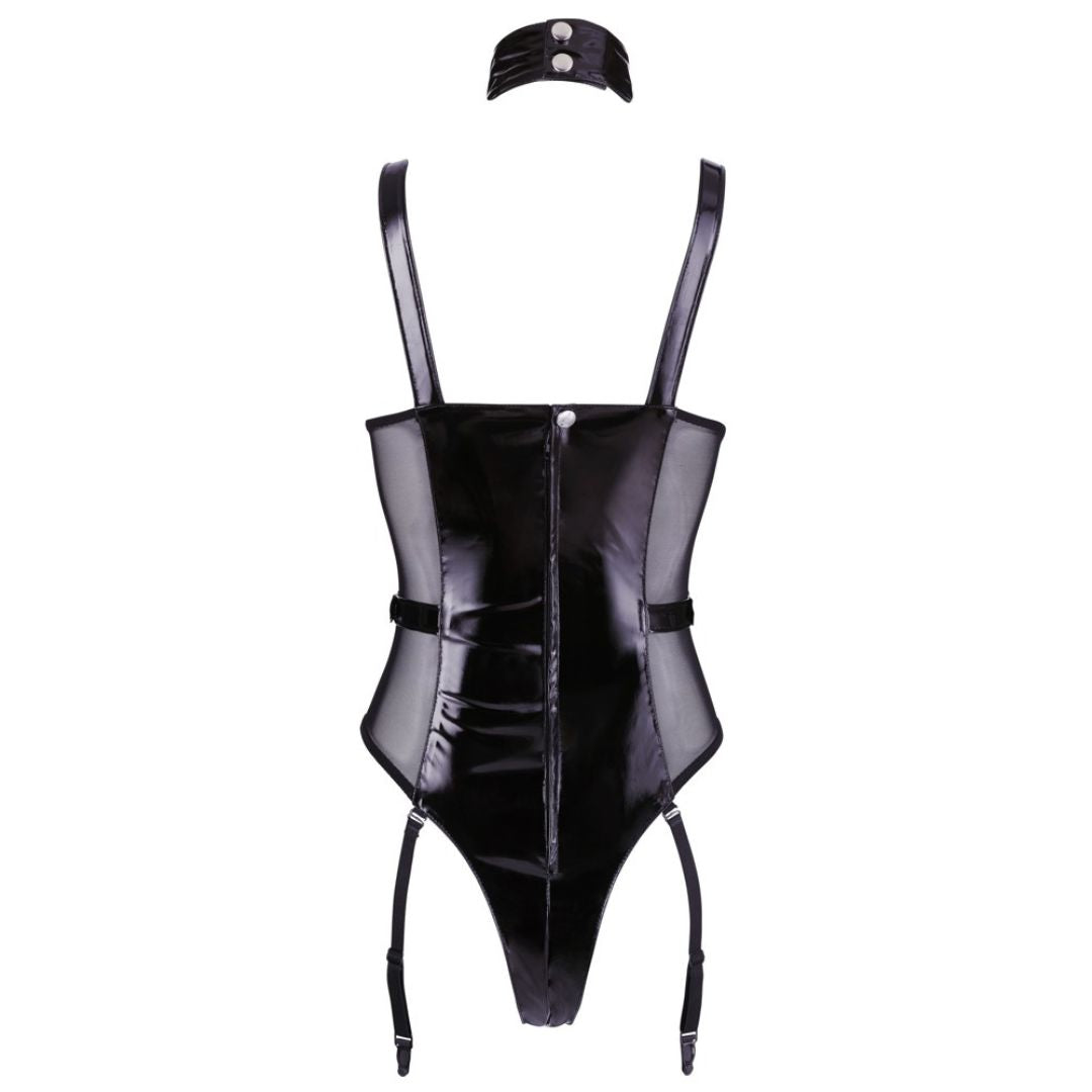 Straps-Body aus Lack mit Powernet-Einsätzen - OH MY! FANTASY