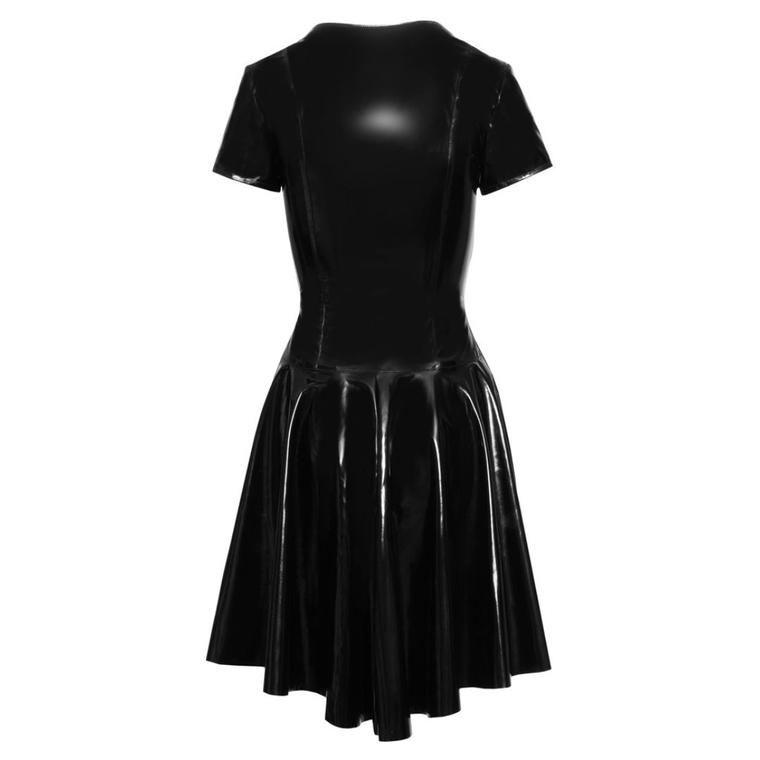 Halbarm-Kleid aus Lack mit Vokuhila Rock - OH MY! FANTASY