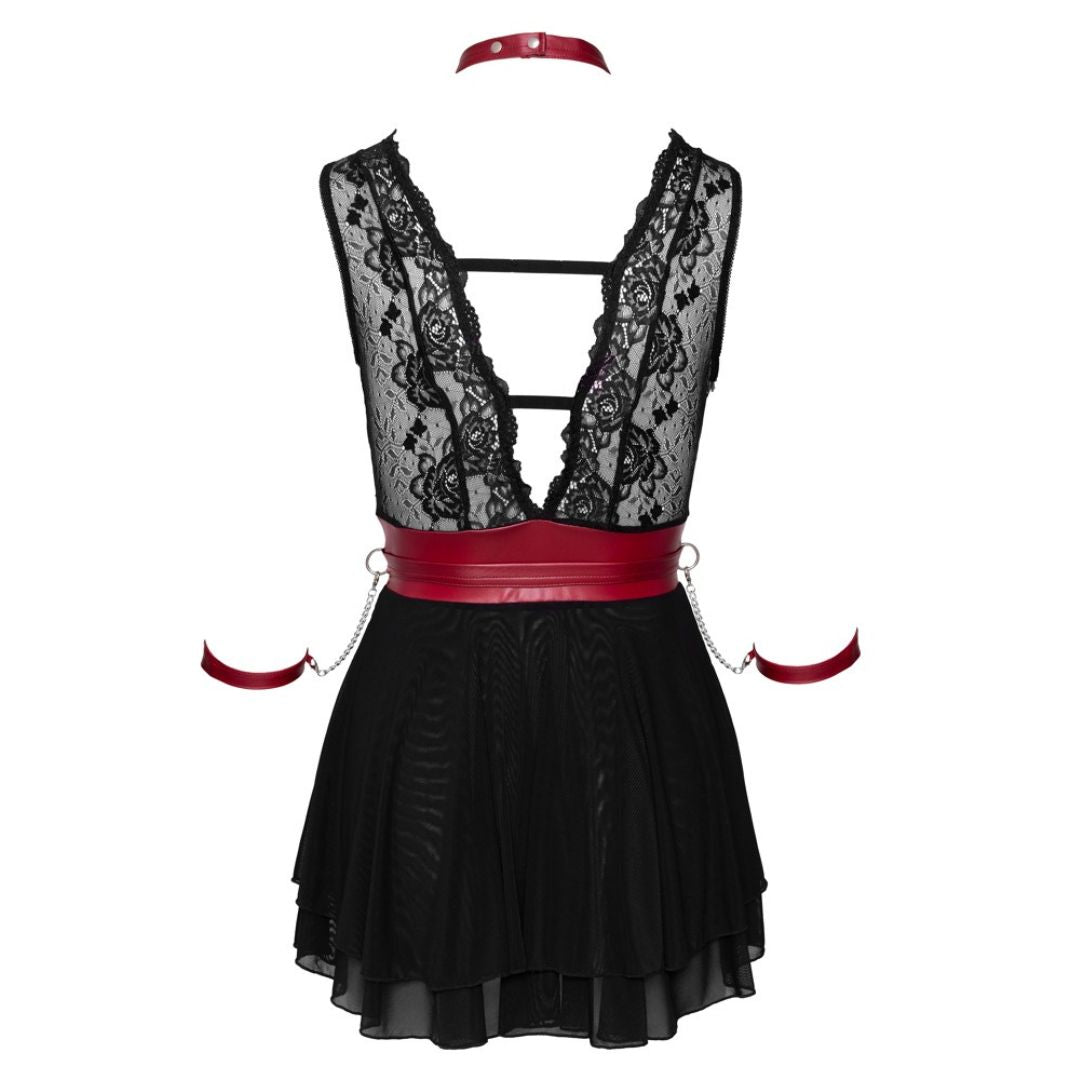 Babydoll mit Bondage-Gürtel und Halsband - OH MY! FANTASY