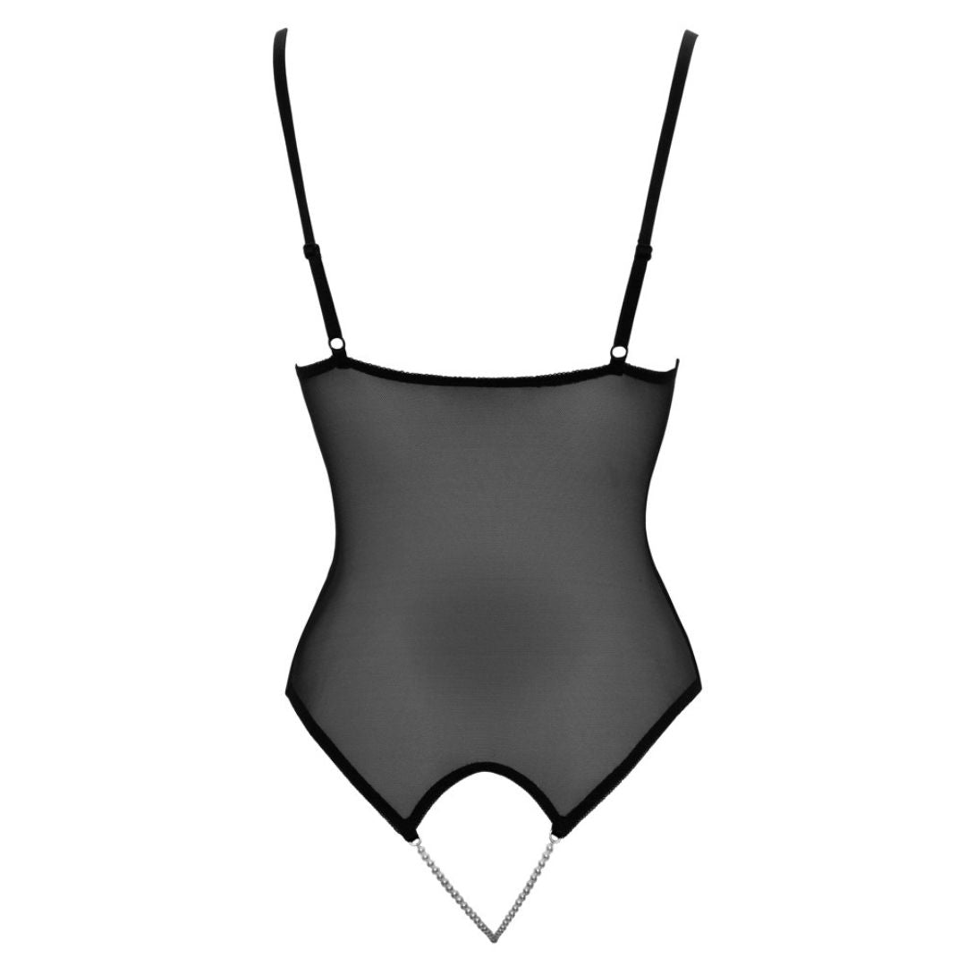 Body Ouvert mit Perlenkette im Schritt - OH MY! FANTASY