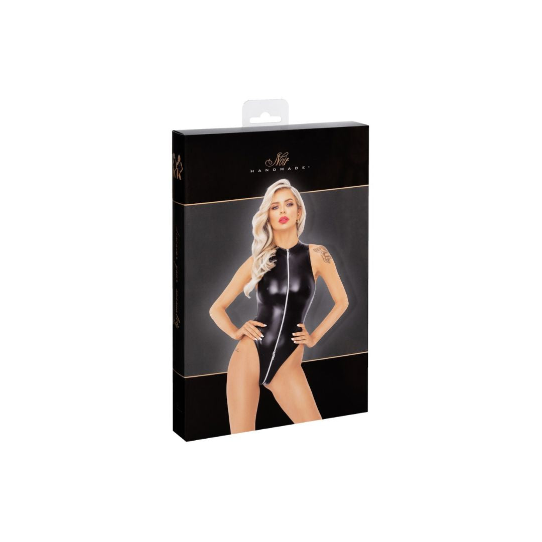 Stringbody Ouvert im Wetlook mit Reißverschluss - OH MY! FANTASY