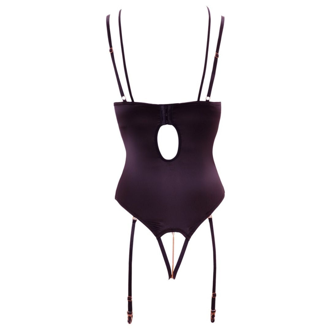 Hebe-Strapsbody mit Kettchen im Schritt - OH MY! FANTASY