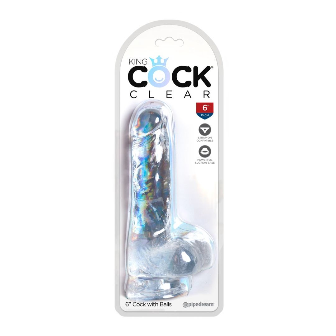 Naturdildo mit Saugnapf „Cock with Balls 6“ - OH MY! FANTASY