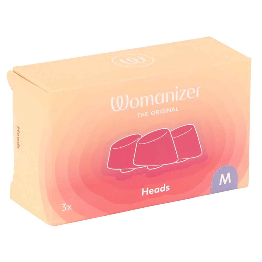 Ersatzkappen in lila "Womanizer DUO 2", 3er