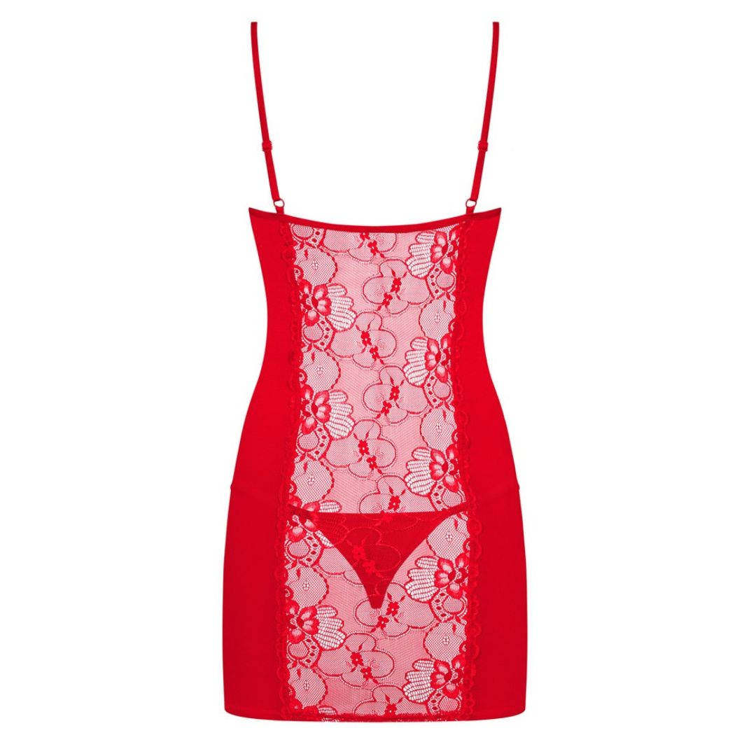 Negligé „Heartina“ mit Spitze plus String - OH MY! FANTASY