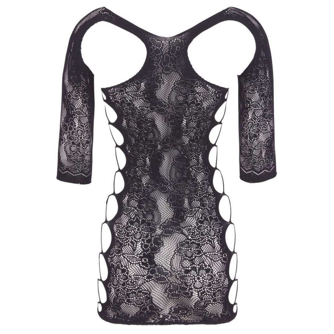 Transparentes Minikleid aus Netz und Spitze - OH MY! FANTASY