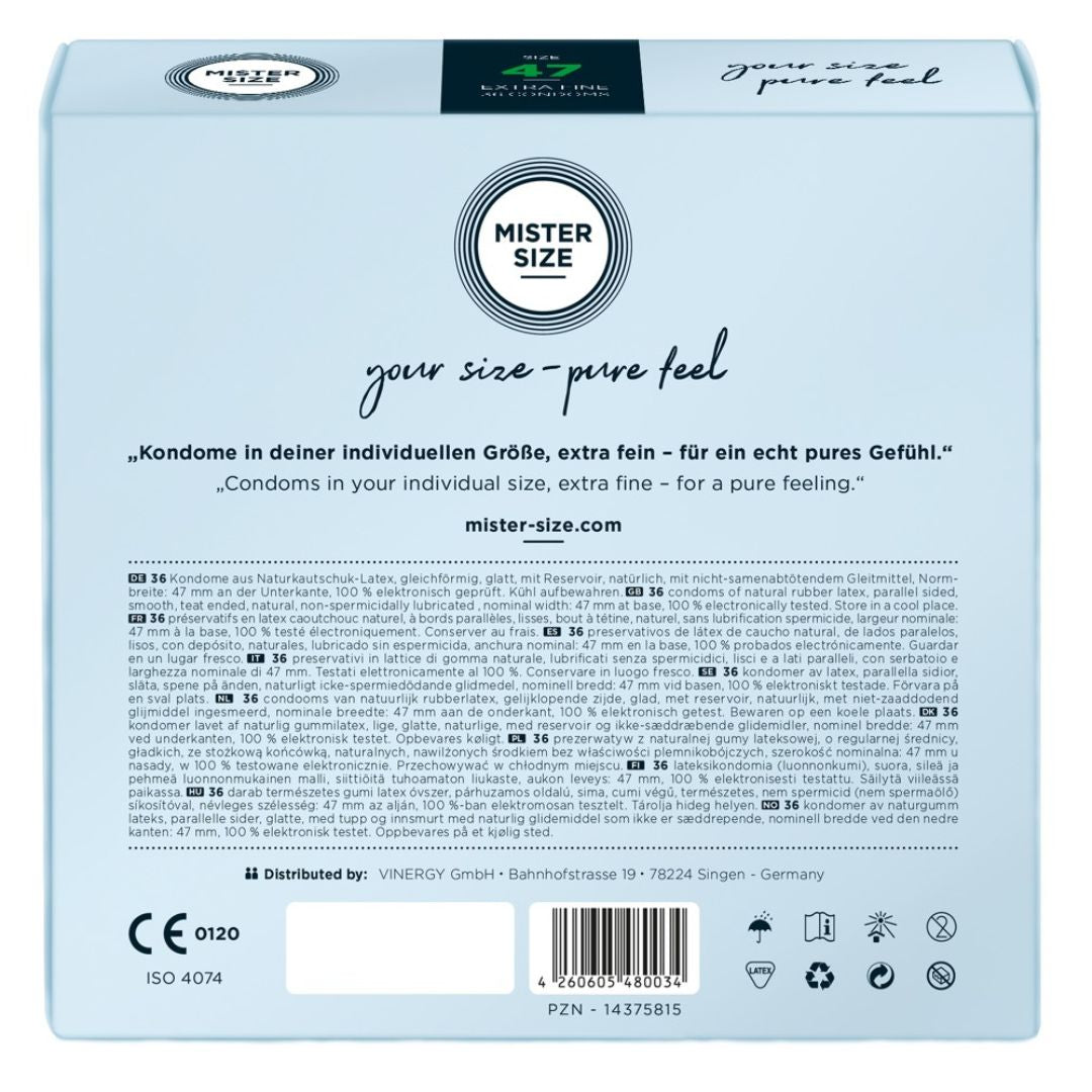 Kondome „47 mm“, transparent, hauchdünn, feucht - OH MY! FANTASY