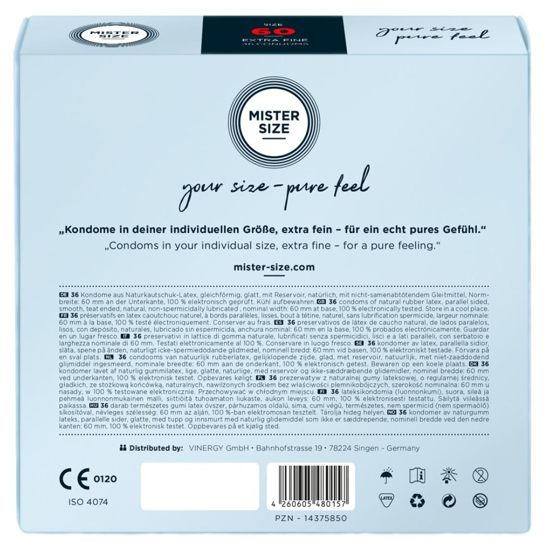 Kondome „60 mm“, transparent, hauchdünn, feucht - OH MY! FANTASY