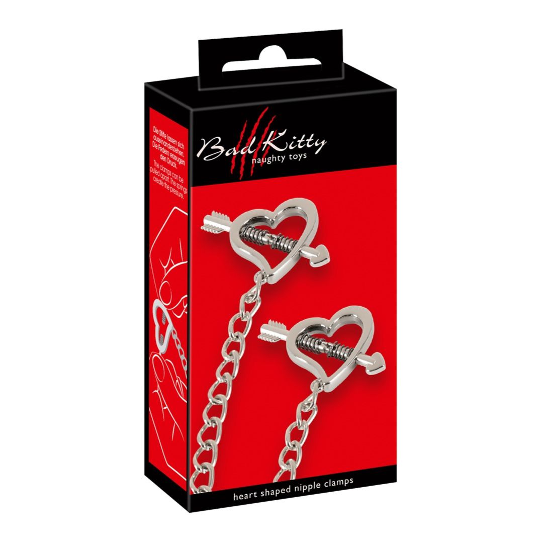 Nippelklemmen „Heart shaped nipple clamps“ - OH MY! FANTASY