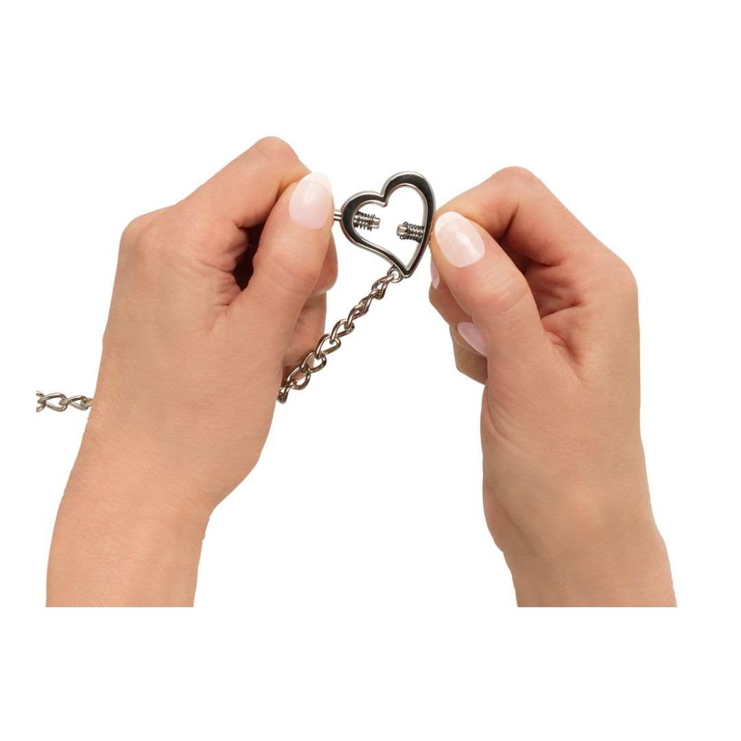 Nippelklemmen „Heart shaped nipple clamps“ - OH MY! FANTASY