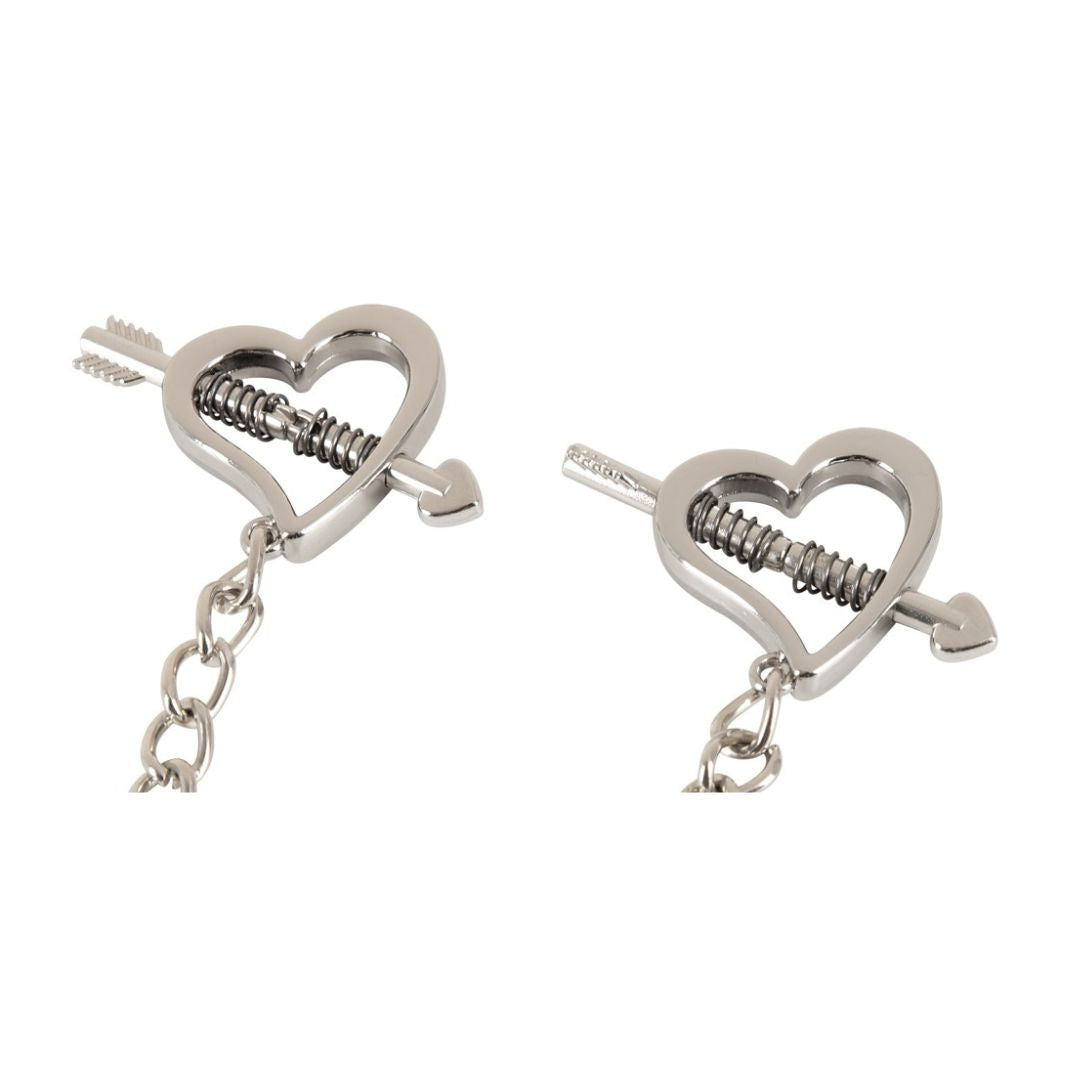 Nippelklemmen „Heart shaped nipple clamps“ - OH MY! FANTASY