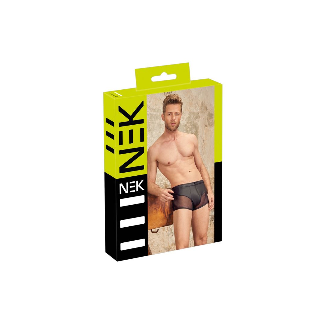 Pants im Mattlook mit Netz-Einsätzen und Reißverschluss - OH MY! FANTASY