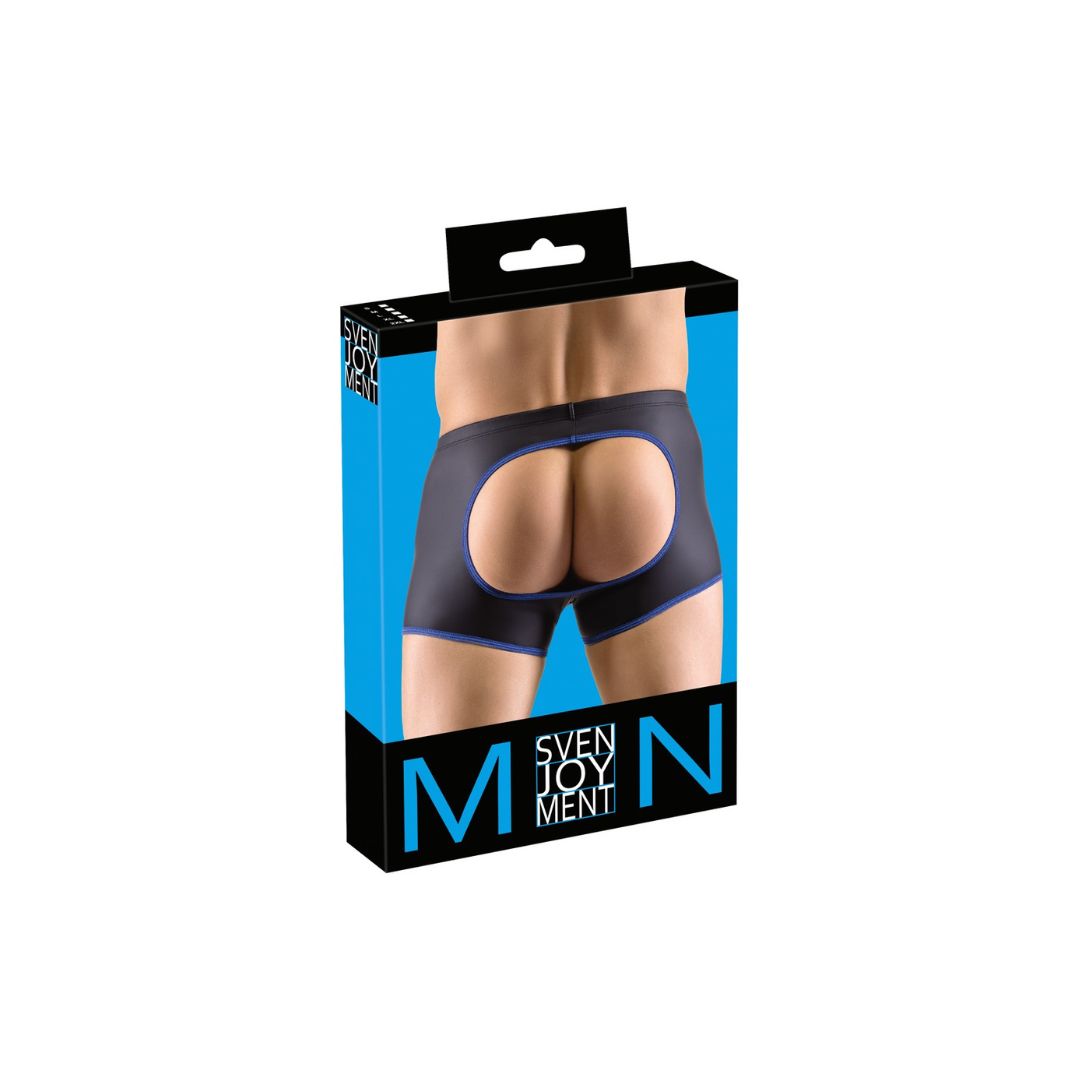 Pants im Mattlook mit Öffnungen für Penis und Hoden, po-frei - OH MY! FANTASY