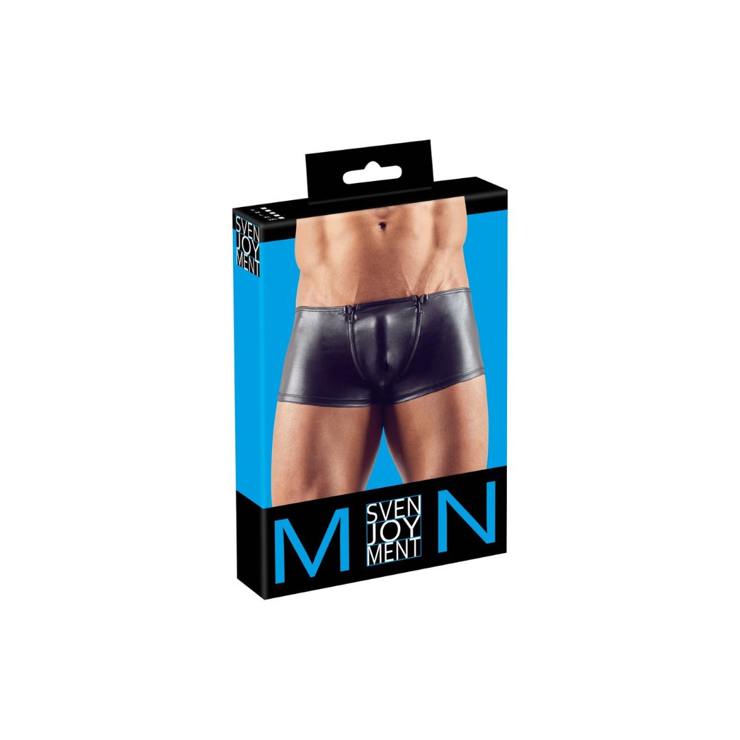 Pants im Wetlook mit 2 Front-Reißverschlüssen - OH MY! FANTASY